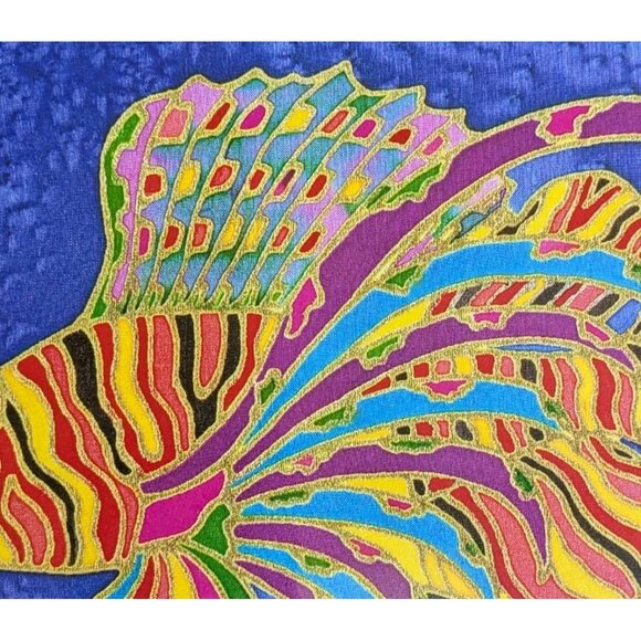 Signed Tropical Fish Art Print Jane Murray Lewis Framed Firedragon Rainbow 11x14 - Picture 12 of 16
